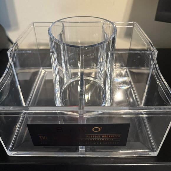 “The Heiress” Multi-Purpose Organizer – Clear Acrylic Storage Bin - Picture 2 of 11